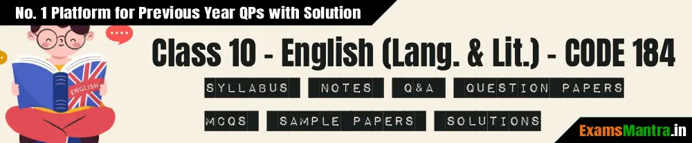 CBSE-Class-10-English-LL-Syllabus-PYQP-SQP-Code-184