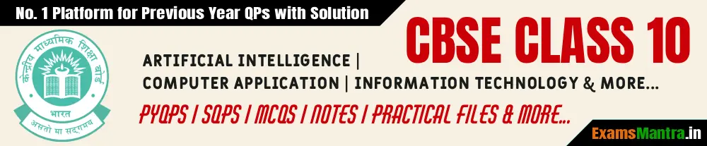 Class 10 - Information Technolofy, Computer Science & Artificial Intelligence